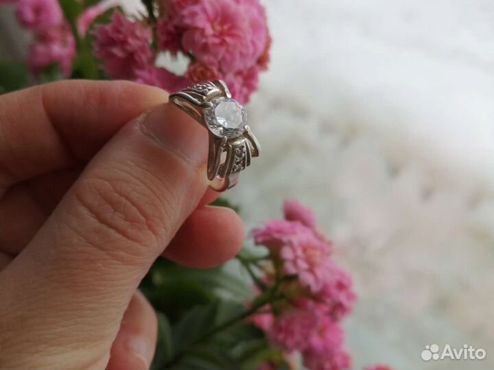 Серебряное кольцо 16.5