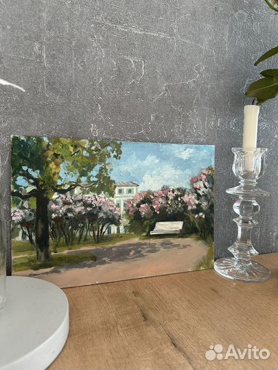 Картина маслом этюд