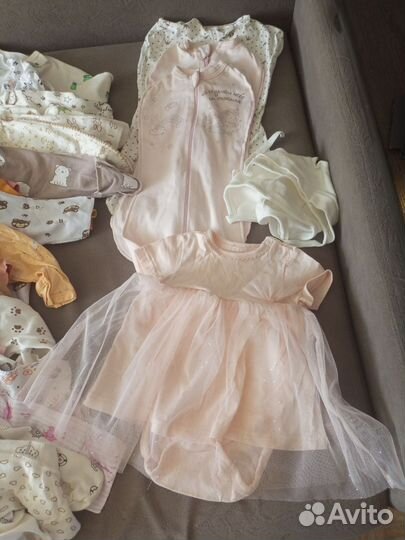 Детские вещи на девочку пакетом размер 80 86