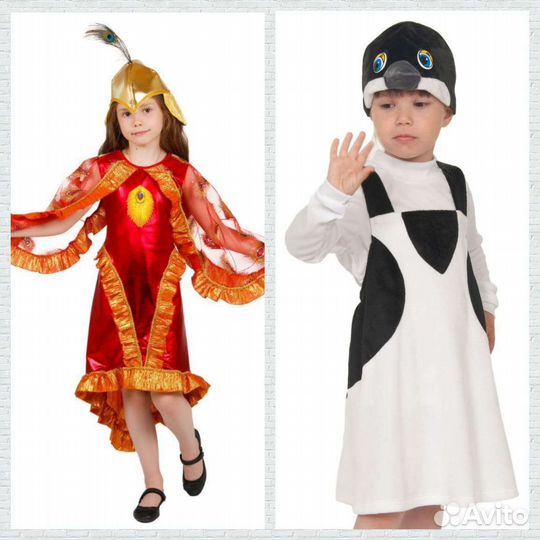 Карнавальный костюм Аист Ворона Солнце Сова Дятел