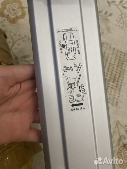 Рейлинги на машину audi q5 09 абсолютно новый