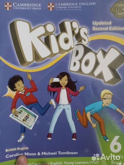 Учебник для изучения английского языка kids box 6