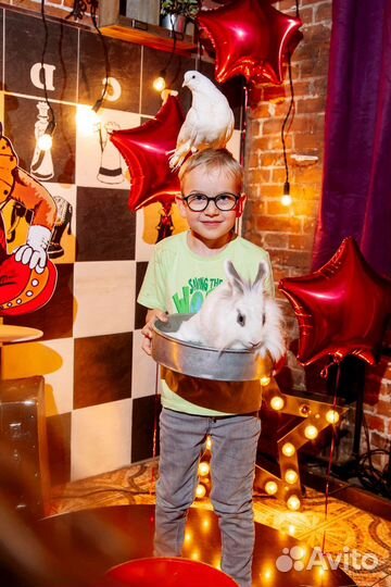 Фокусник, шоу мыльных пузырей в Омске