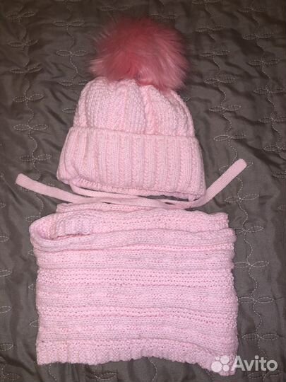 Набор шапка шарф