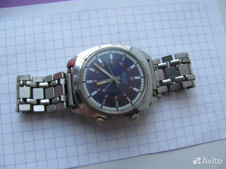 Часы Полёт СССР сигнал механические часы Полет