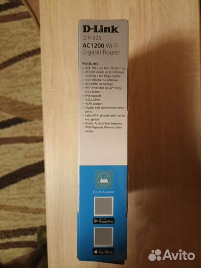 Wi-Fi роутер D-link DIR-825