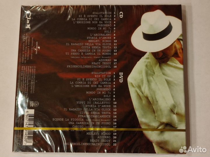 Cd+dvd Adriano Celentano - Live Adriano Di Verona