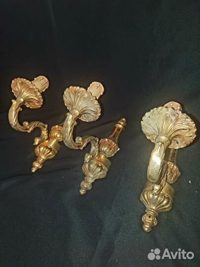 Бра. Бронза. Массив. Луи 15. Винтаж