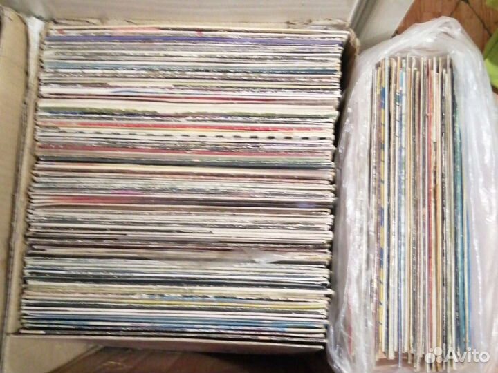 Виниловые пластинки фирмы Мелодия