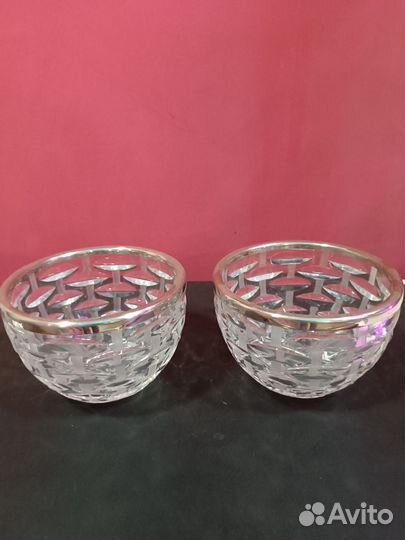 Ваза хрустальная конфетница