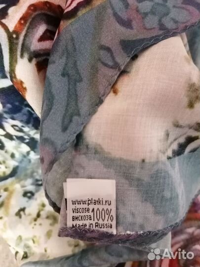 Новый павло-посадский палантин из 100% вискозы