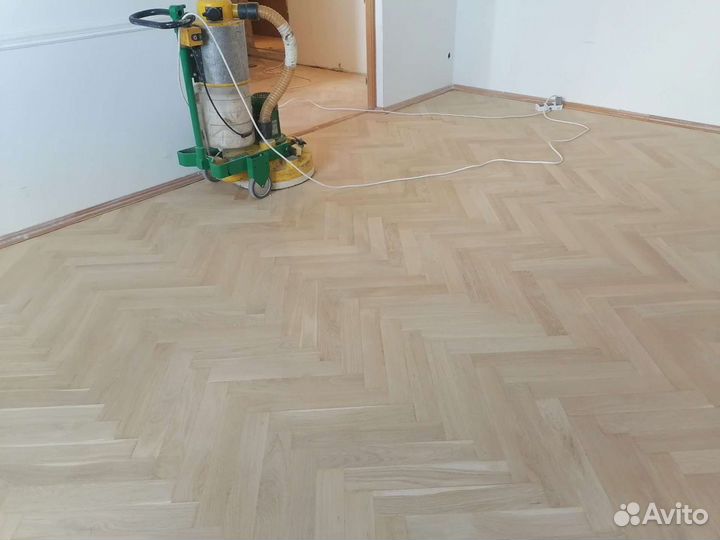 Циклевка паркета, дощатого пола, частный мастер