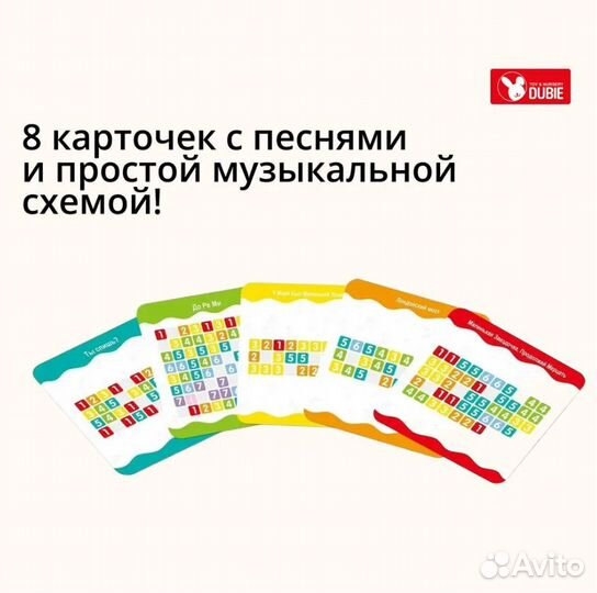 Развивающий конструктор dubie «Музыкальный поезд»