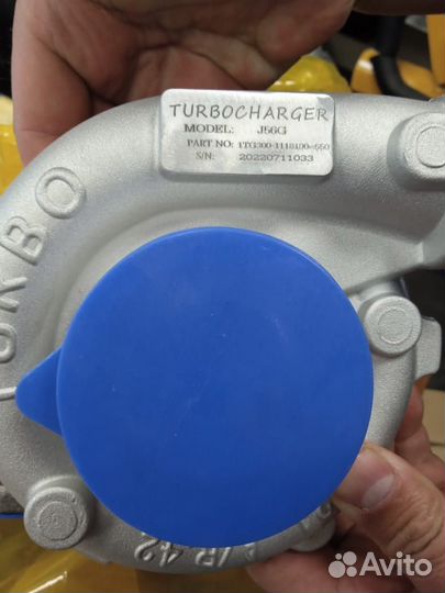 Турбина (турбокомпрессор) J56G двигателя Yuchai YC