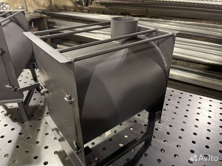 Печь на дровах туристическая для палаток эконом