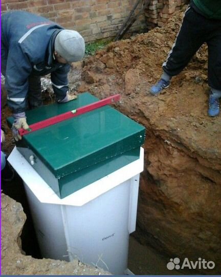 Готовый к установке септик