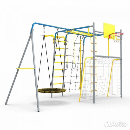 Удск детский игровой комплекс + качели-гнездо