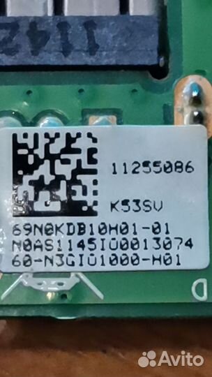 Плата расширения usb audio для Asus k53s
