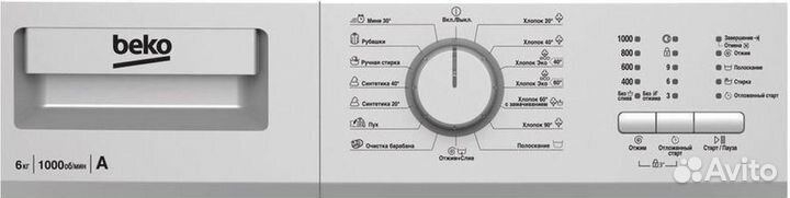 Стиральная машина Beko WRE65P1BSS Новая