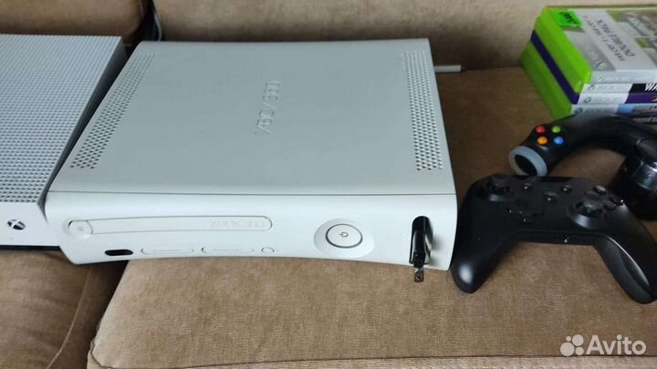 Xbox360 +джостик+3игры