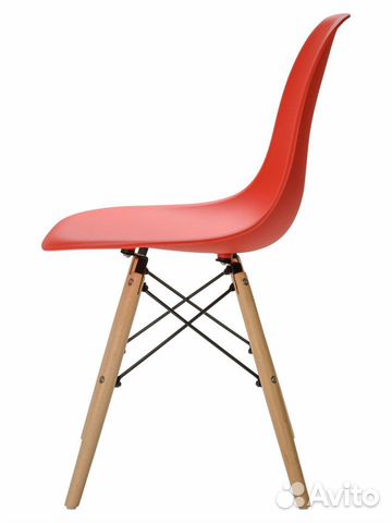 Стул в стиле eames DSW,красный