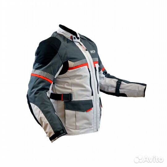 Мотокуртка MCP Everglade Black-light-grey