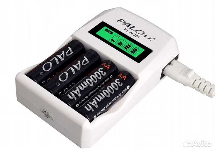 Зарядное устройство Palo AA AAA 4шт 8шт батарей