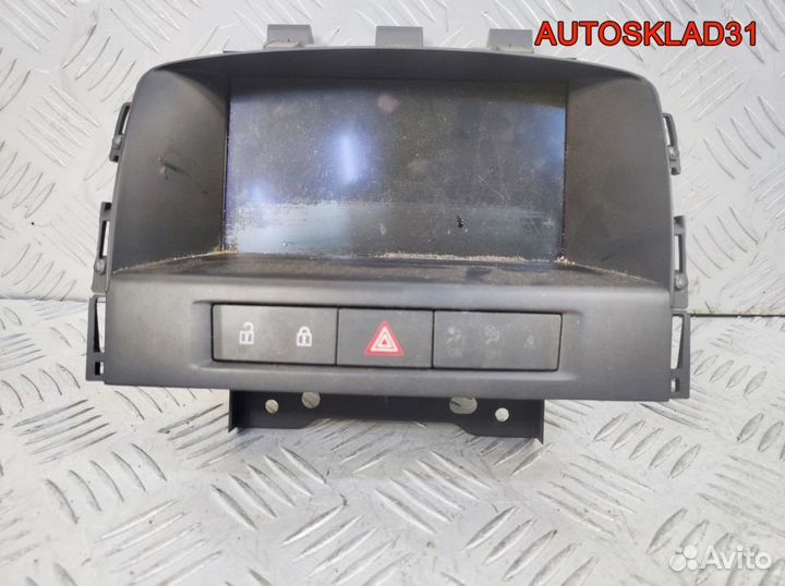 Дисплей информационный Opel Astra J 20935346