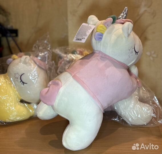 Мягкая игрушка единорог новая