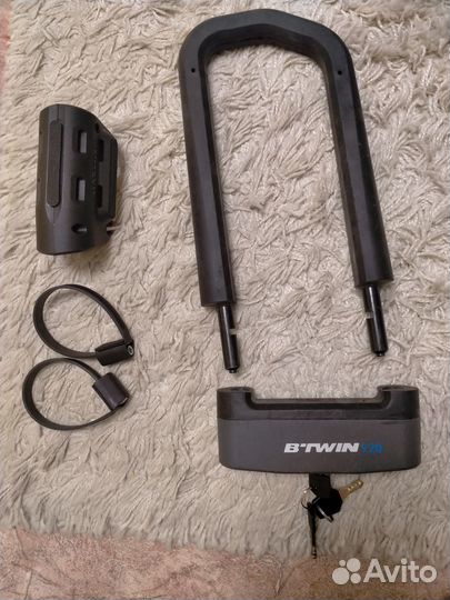 Велосипедный противоугонный замок B.Twin 920, U-об