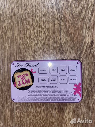 Палетка теней Too faced That's My Jam