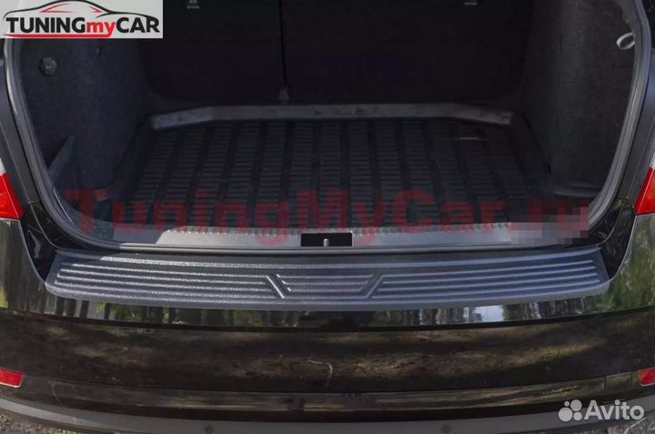 Накладка на задний бампер Шкода Октавия 2017-2020