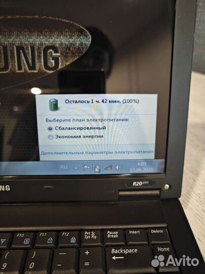 Samsung R20 Plus Intel 1.73Ghz/2Gb/120Gb Чек Гаран