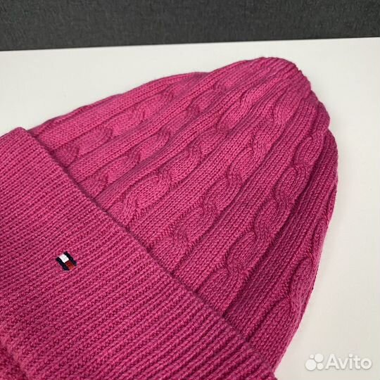 Хлопковая шапка Tommy Hilfiger оригинальная