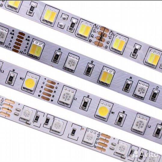 Лента светодиодная 220 3в1