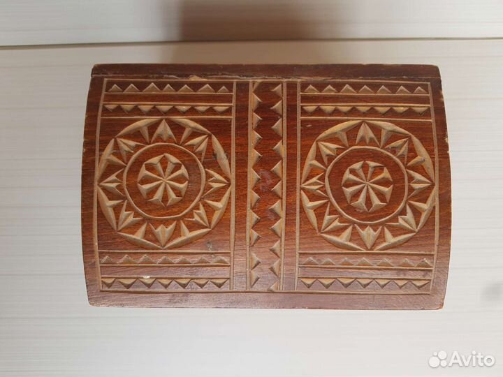 Шкатулка ларец деревянная СССР