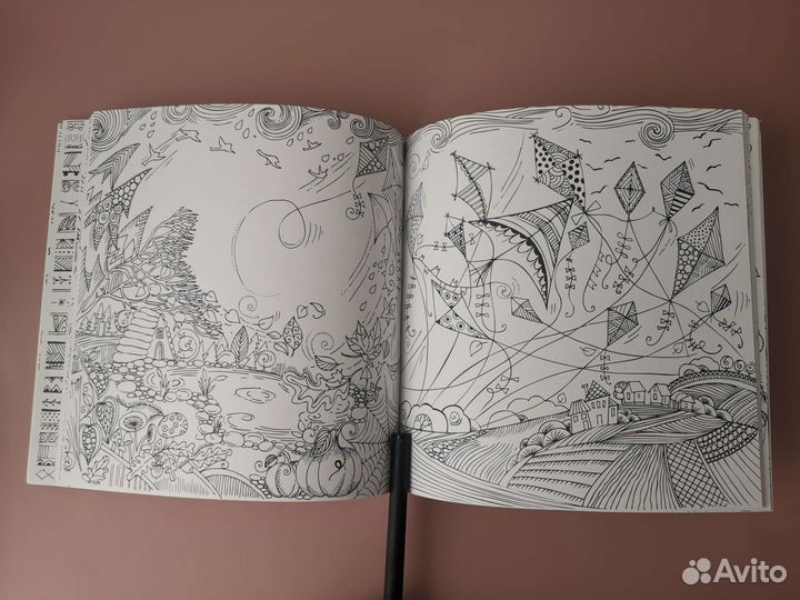 Раскраска для взрослых иностранная Rita Berman