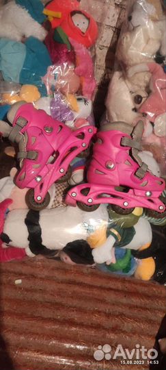 Детские игрушки мягкие новые и б/у. 3 вакуумных
