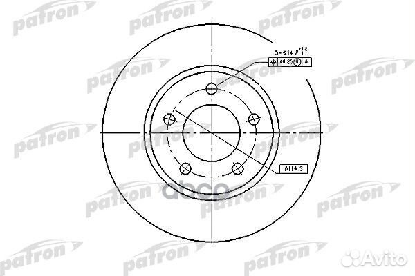 Диск тормозной передн chrysler: Town & Contry 0