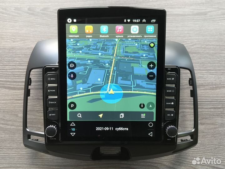 Магнитола на Hyundai Elantra 4