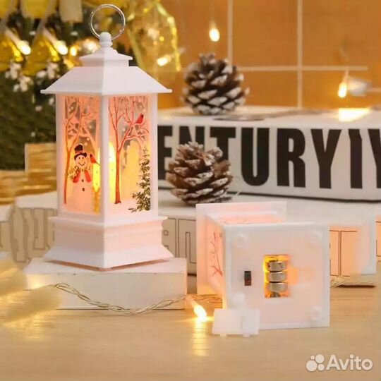 Светильник новогодний настольный