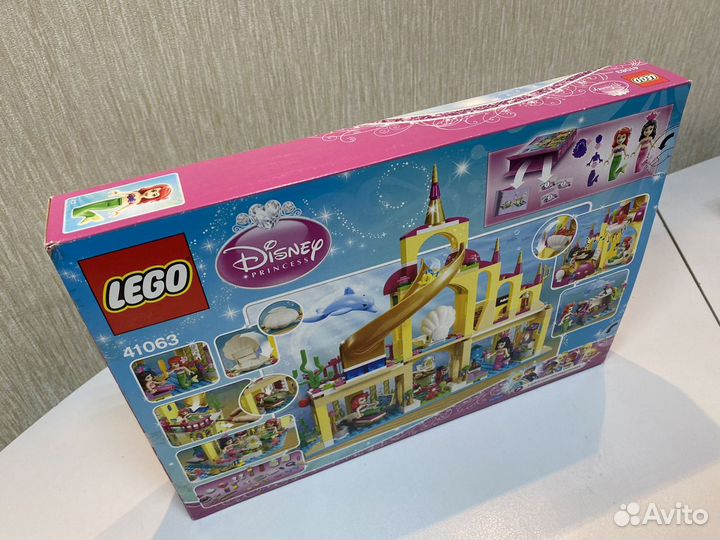 Lego disney princess 41063 подводный дворец ариэль