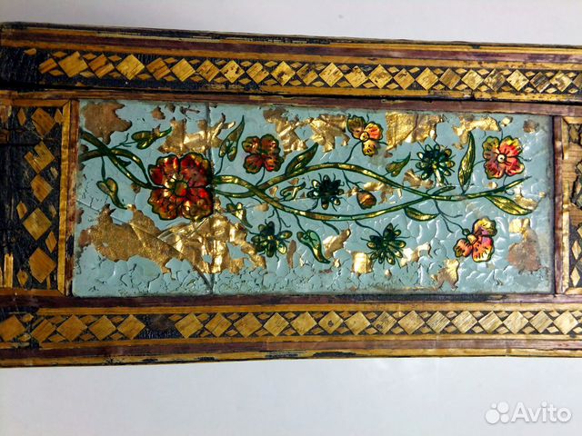 Шкатулка антикварная старинная коробка винтаж