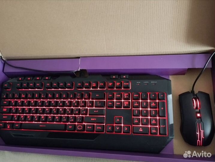 Комплект клавиатура и мышь coolermaster Combo Deva