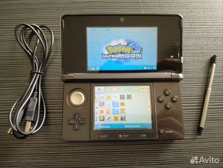 Nintendo 3ds прошитая 64gb