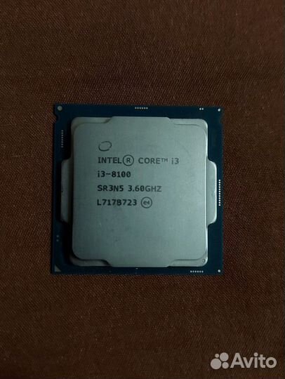 Intel i3 8100 3.60GHZ