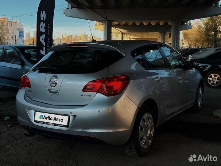Opel Astra 1.4 AT, 2011, 177 900 км