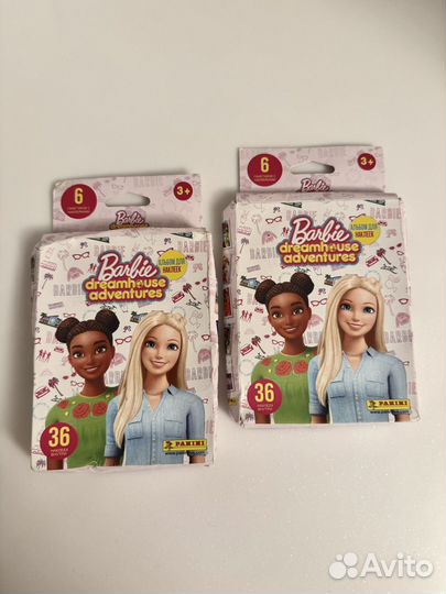 Наклейки Барби panini 2 шт