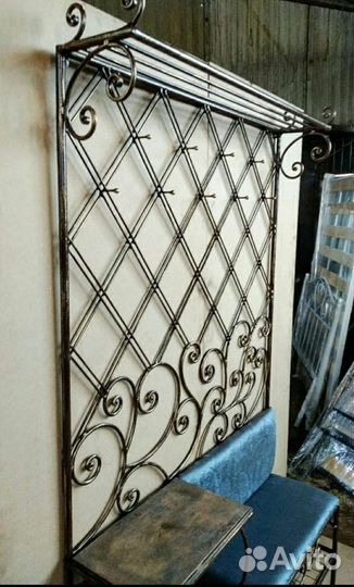 Кованная вешалка № 27