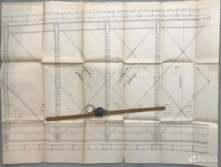 Проект моста, из литого железа, 1895 год